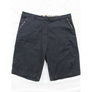 Allyson Whitmore Golf Shorts Black Women's Sz 16W Cotton Blend